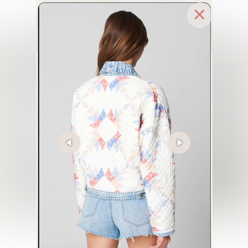 Making Memories Quilted Patchwork Jacket NWT - image 3